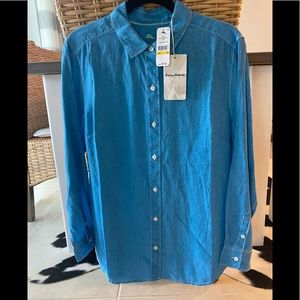 Ladies Tommy Bahama linen shirt